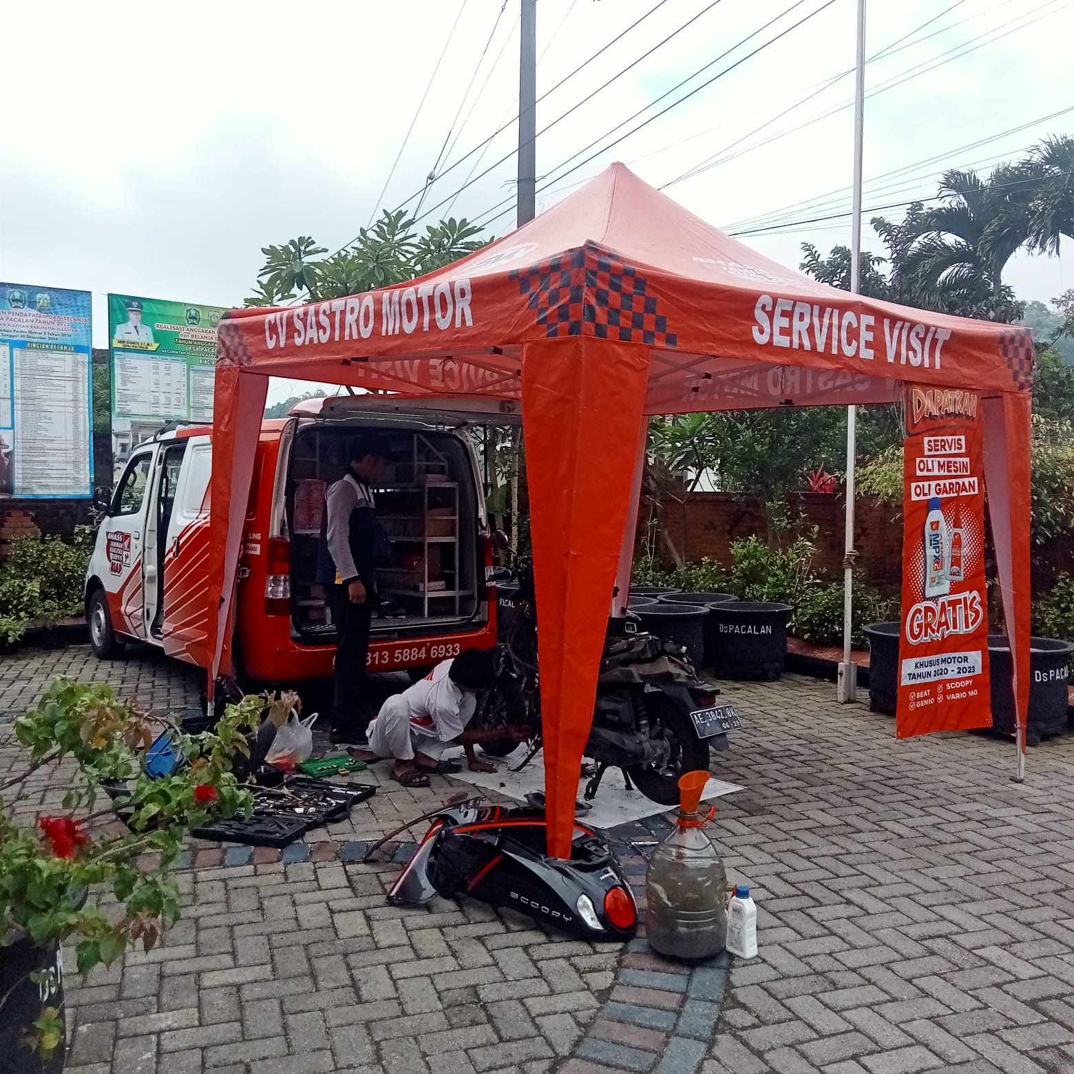 SERVIS MOTOR GRATIS